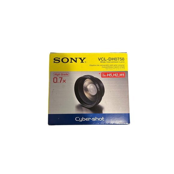 Sony Other - Sony VCL-DH0758 Wide Conversion Lens 0.7x High Grade For Cyber-shot DSC-H5 H2 H1